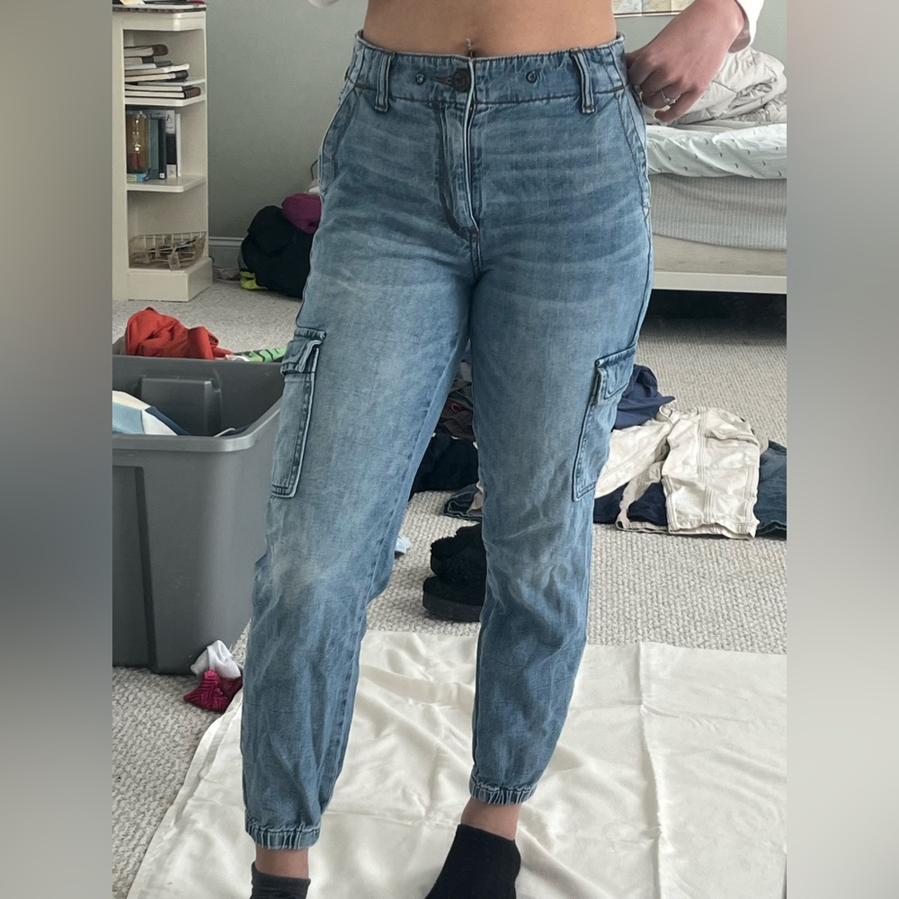 Jean joggers